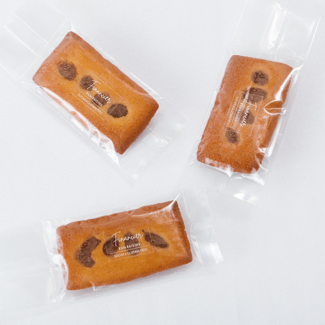 焦がしバターのフィナンシェ ラムレーズン