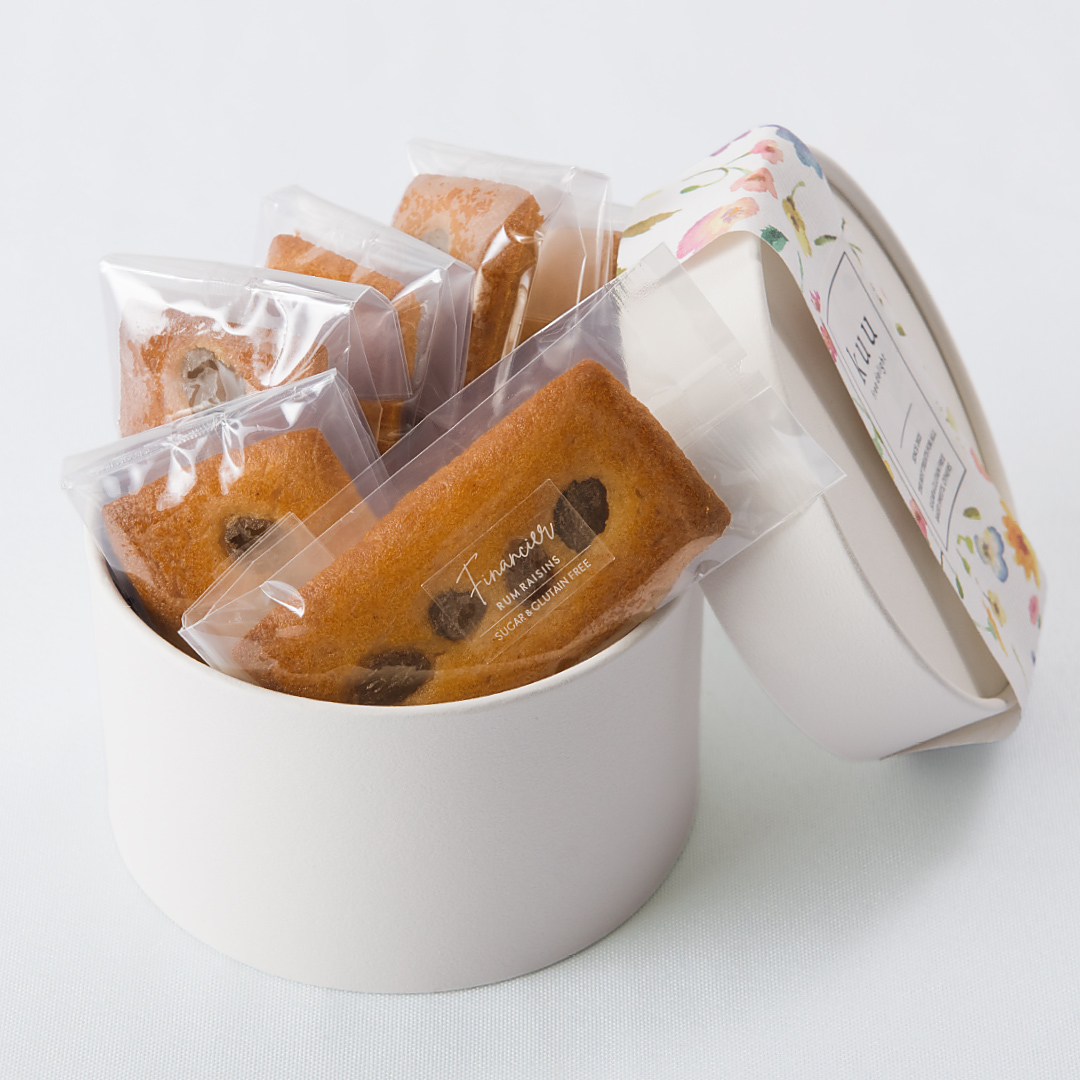 焦がしバターのフィナンシェ ラムレーズン